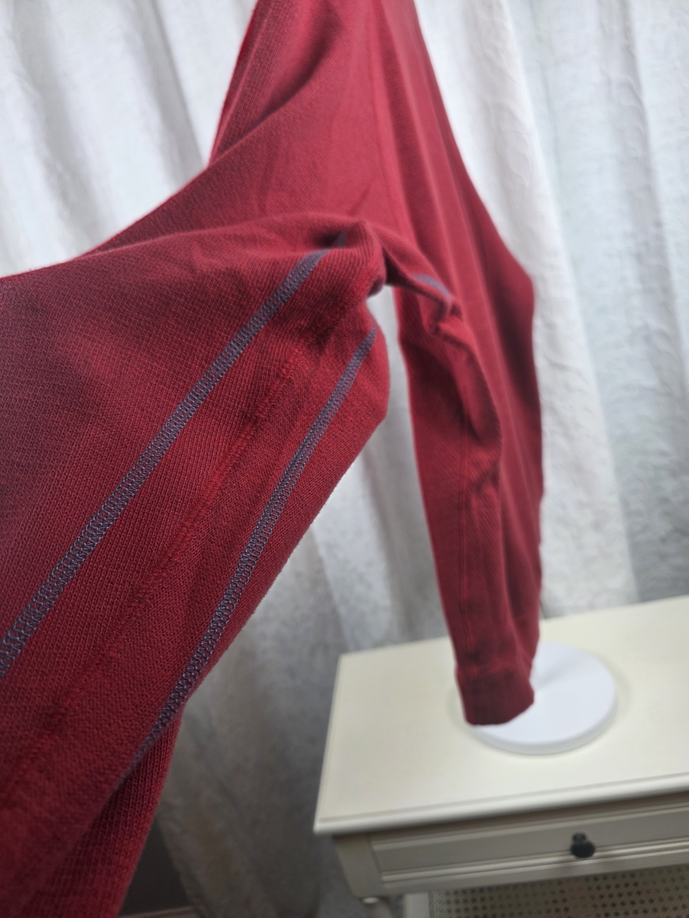 Tommy Bahama Reversible Crewneck Sweater XL Red Blue Marl Pullover - Picture 7 of 15